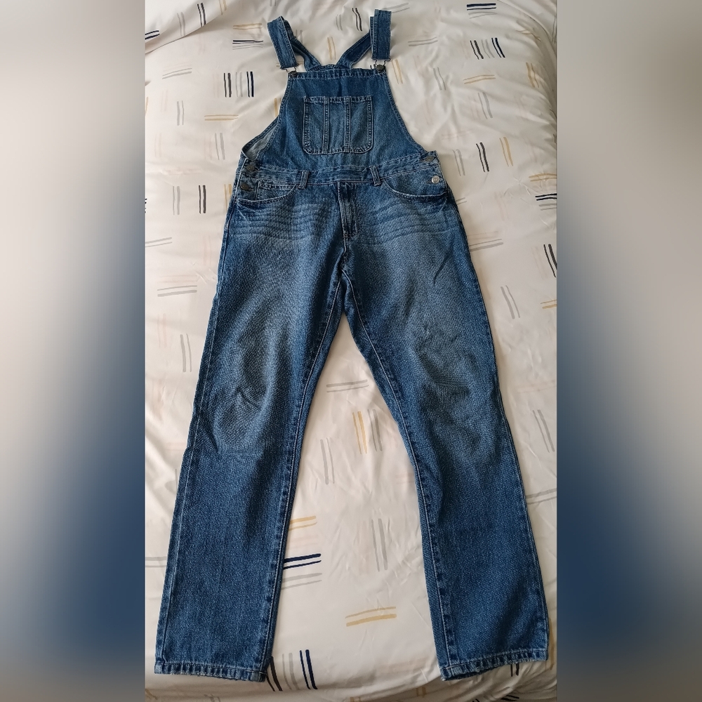 Mens Medium Blue Denim Overalls